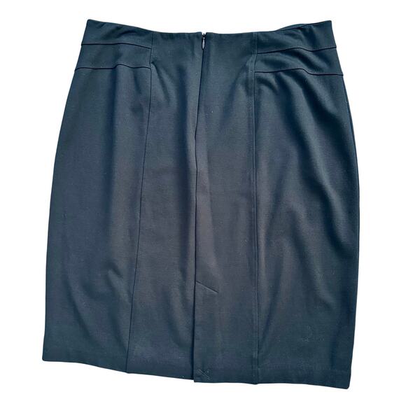 Chico's Black corpcore skirt classic businesswear versatile mini size 1.5 US 10 - Picture 2 of 6